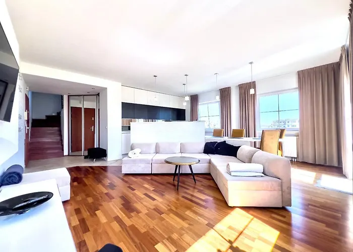 Nad Stawem, Dwupoziomowy, 6 Lozek, Parking, Zielona Okolica Appartement Gdańsk